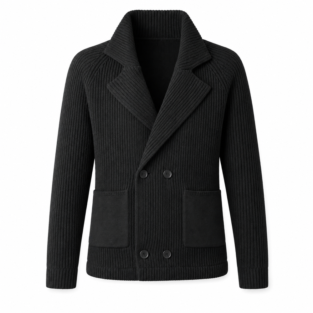 Ribbed Double Knit Jacket