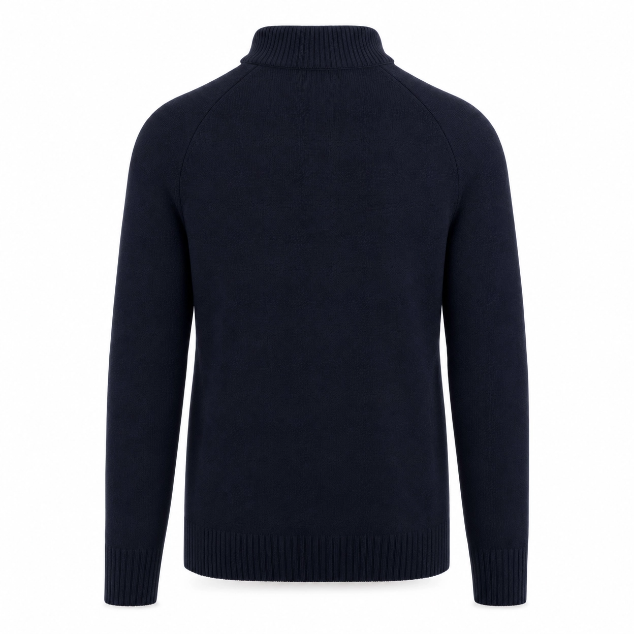 Navy Collar Knit Sweater